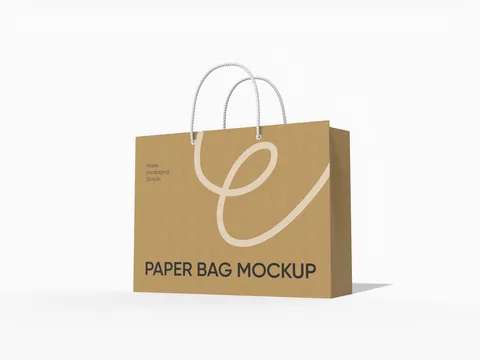 Reference view of paper shopping bags, style E61372.
