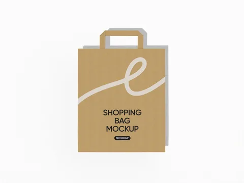 Reference view of paper shopping bags, style E61374.