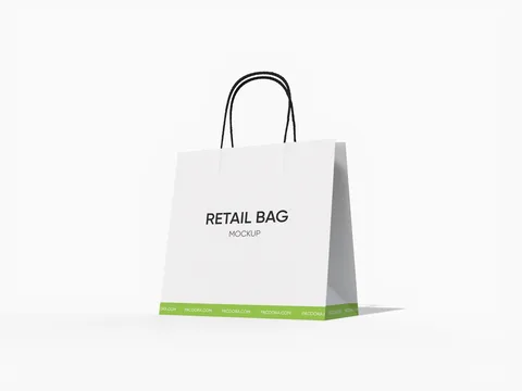 Reference view of paper shopping bags, style E61376.