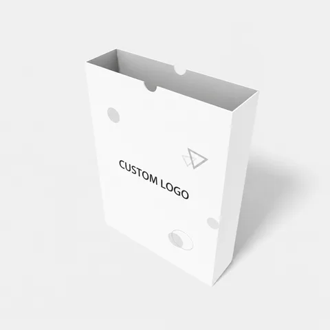 Reference view of document boxes with auto-lock bases, style E61383.