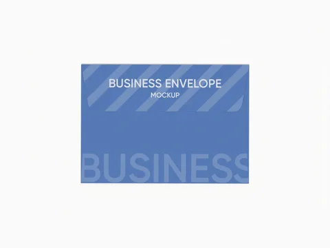 Reference view of business envelopes, style E61396.