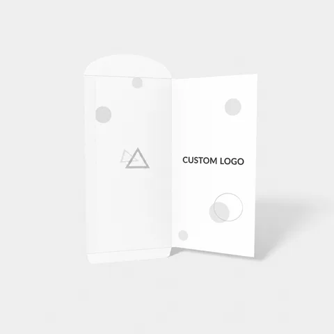 Reference view of envelopes with oval closure flaps, style E61407.