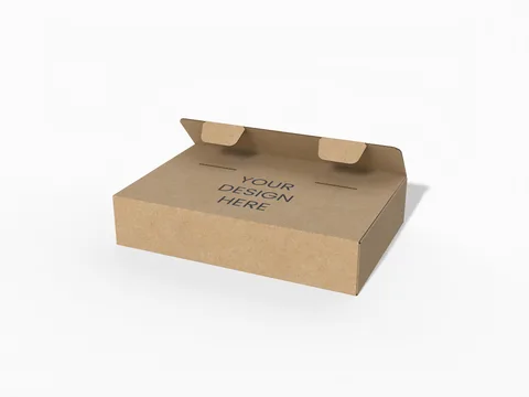 Reference view of document boxes with locking tabs, style E61439.