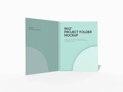 Reference view of presentation folders, style E61444.