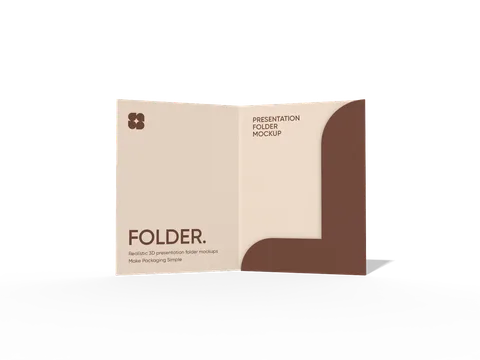 Reference view of presentation folders, style E61446.