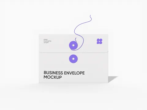 Reference view of business envelopes, style E61496.