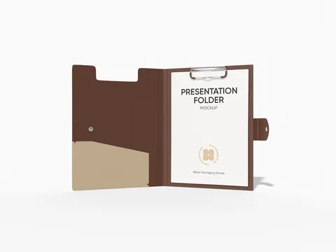 Reference view of presentation folders, style E61504.