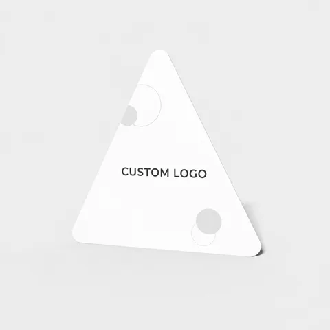 Reference view of triangular labels, style E61581.