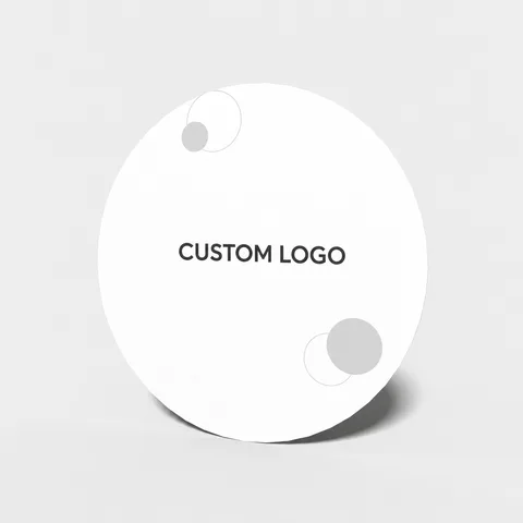 Reference view of round labels, style E61582.
