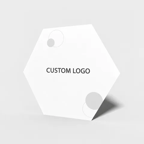 Reference view of hexagonal labels, style E61588.