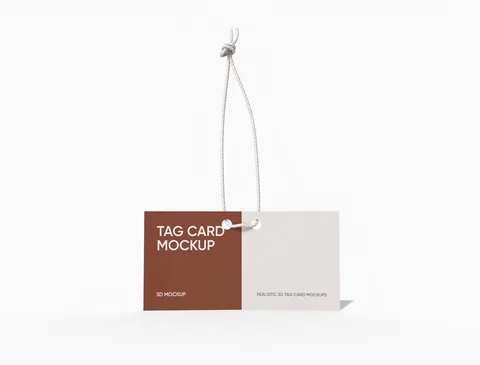 Reference view of hang tags, style E61603.