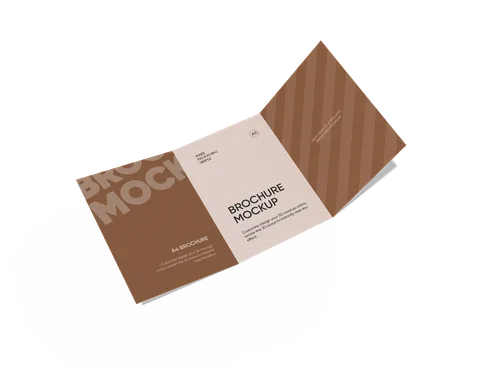 Reference view of tri-fold leaflets, style E61627.
