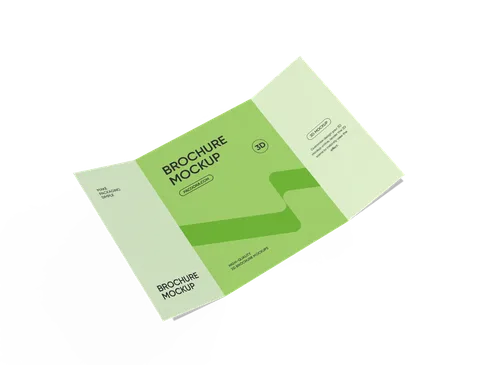 Reference view of folded leaflets, style E61636.