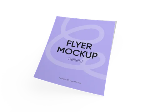 Reference view of printed flyers, style E61644.