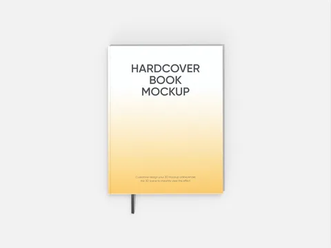 Reference view of hardcover books with bookmarks, style E61664.