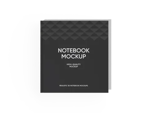 Reference view of square notebooks, style E61692.