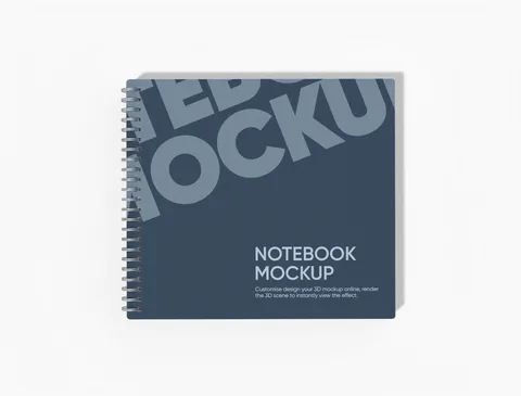Reference view of square notebooks, style E61720.