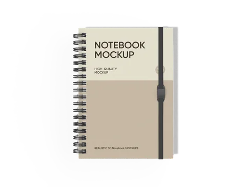 Reference view of spiral notebooks, style E61724.