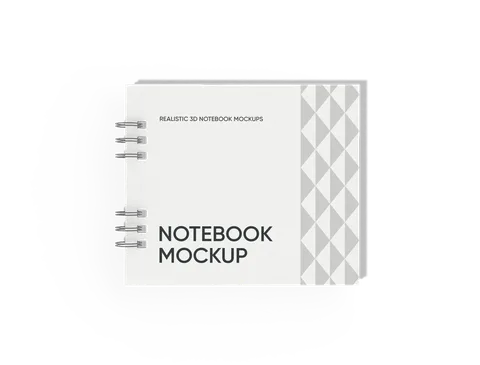 Reference view of square notebooks, style E61728.