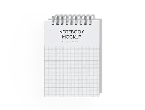 Reference view of A6 notebooks, style E61734.