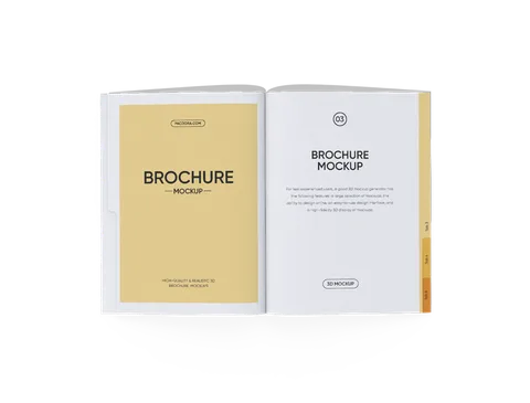 Reference view of printed brochures, style E61737.
