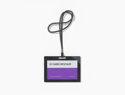 Reference view of ID cards and holders, style E61748.