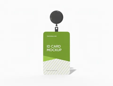 Reference view of portrait ID cards, style E61751.