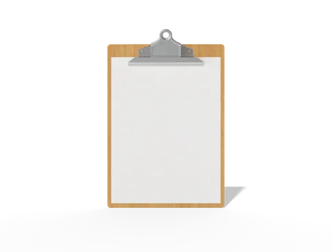 Reference view of printed clipboards, style E61768.