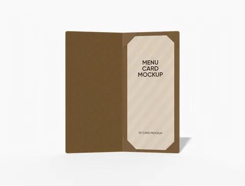 Reference view of menu cards, style E61769.