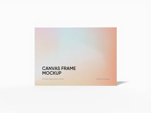 Reference view of A3 canvas wrap prints, style E61805.