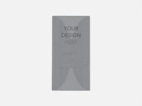 Reference view of plastic envelopes with locking flaps, style E61817.