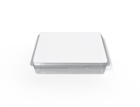 Reference view of plastic food containers, style E61839.