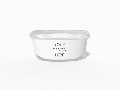 Reference view of bowls with lids, style E61840.