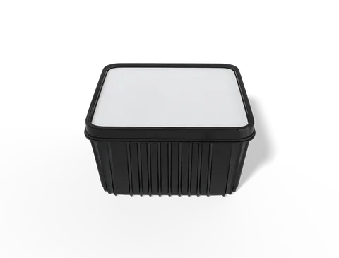 Reference view of plastic containers, style E61847.